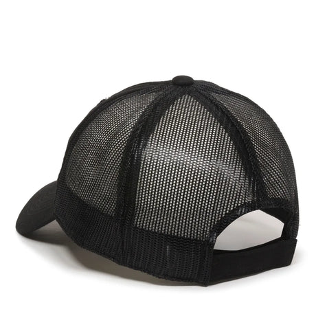 Outdoor Cap FWT-130 Garment Washed Unstructured Trucker Hat Unisex Accessories Hats & Caps