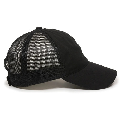 Outdoor Cap FWT-130 Garment Washed Unstructured Trucker Hat Unisex Accessories Hats & Caps