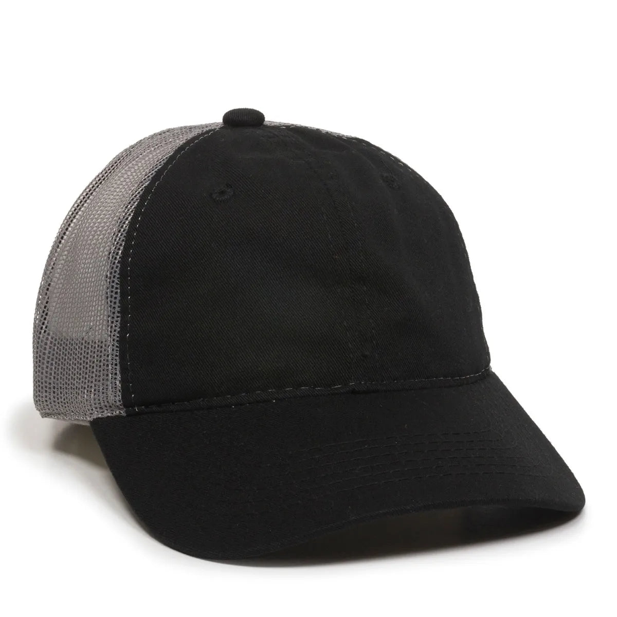 Outdoor Cap FWT-130 Garment Washed Unstructured Trucker Hat-1