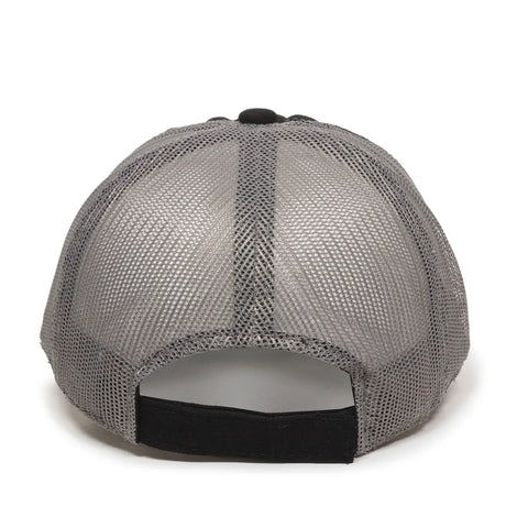 Outdoor Cap FWT-130 Garment Washed Unstructured Trucker Hat Unisex Accessories Hats & Caps