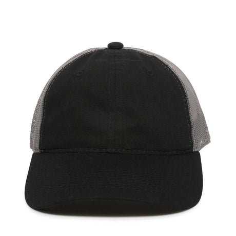 Outdoor Cap FWT-130 Garment Washed Unstructured Trucker Hat Unisex Accessories Hats & Caps