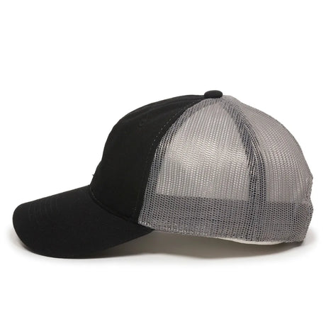 Outdoor Cap FWT-130 Garment Washed Unstructured Trucker Hat Unisex Accessories Hats & Caps