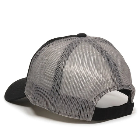 Outdoor Cap FWT-130 Garment Washed Unstructured Trucker Hat Unisex Accessories Hats & Caps