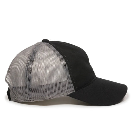 Outdoor Cap FWT-130 Garment Washed Unstructured Trucker Hat Unisex Accessories Hats & Caps