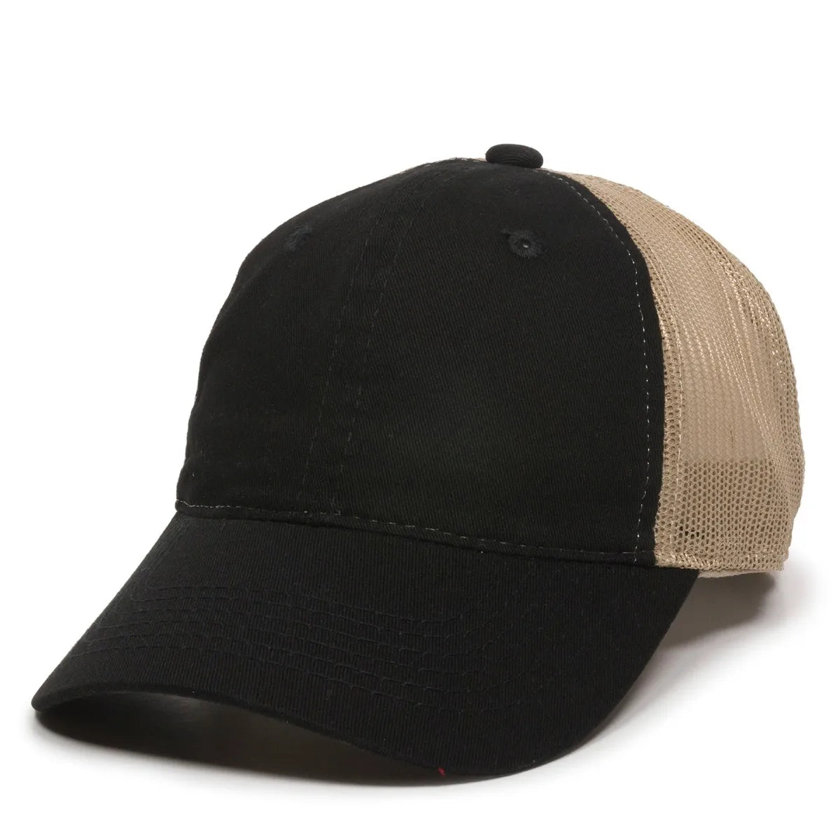Outdoor Cap FWT-130 Garment Washed Unstructured Trucker Hat-4