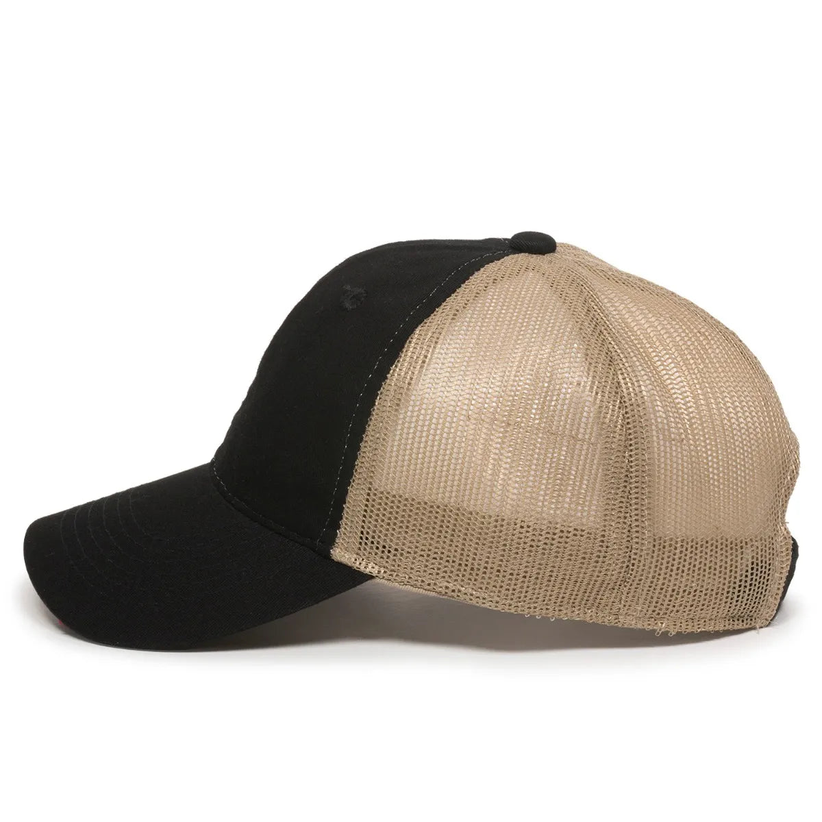 Outdoor Cap FWT-130 Garment Washed Unstructured Trucker Hat Unisex Accessories Hats & Caps