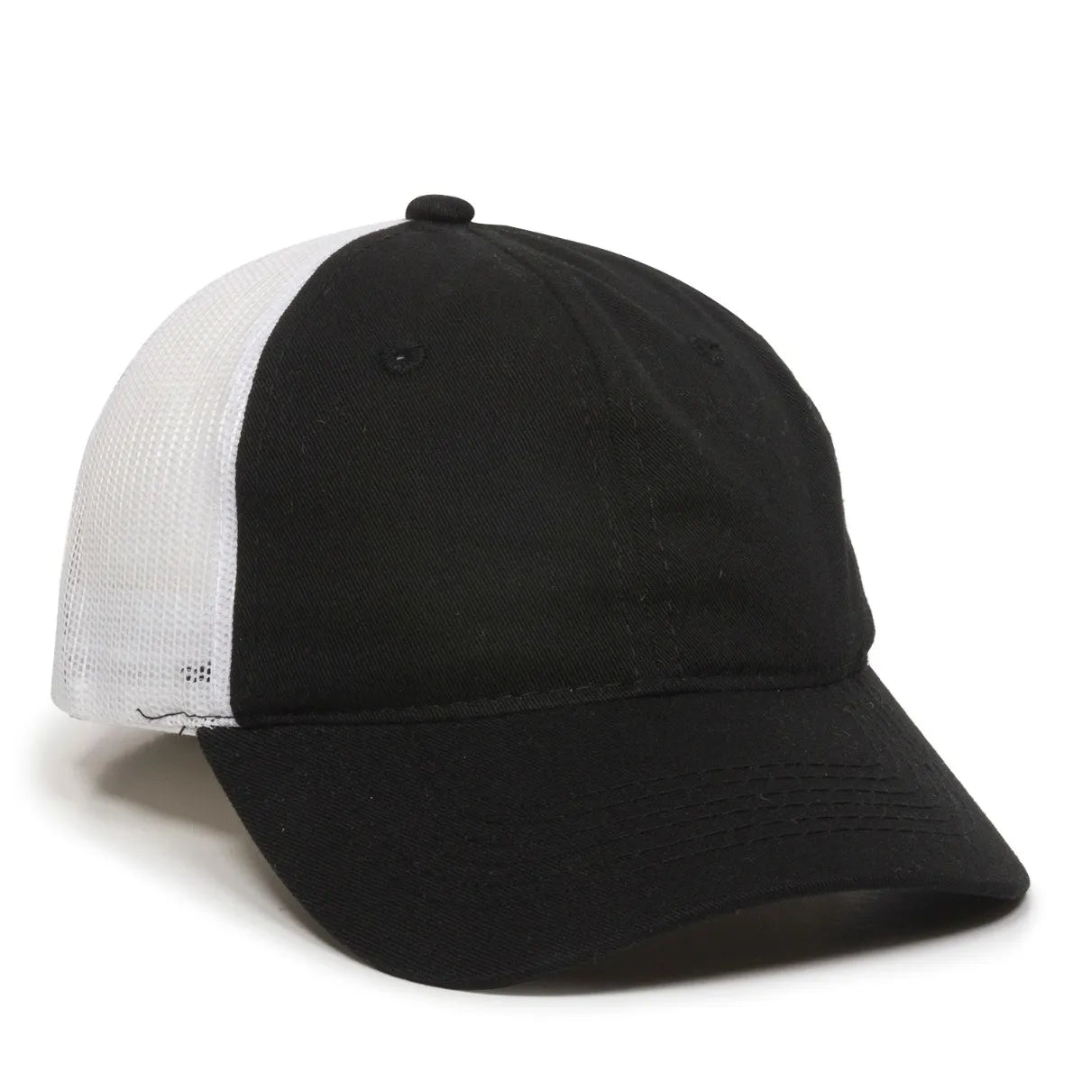 Outdoor Cap FWT-130 Garment Washed Unstructured Trucker Hat Unisex Accessories Hats & Caps