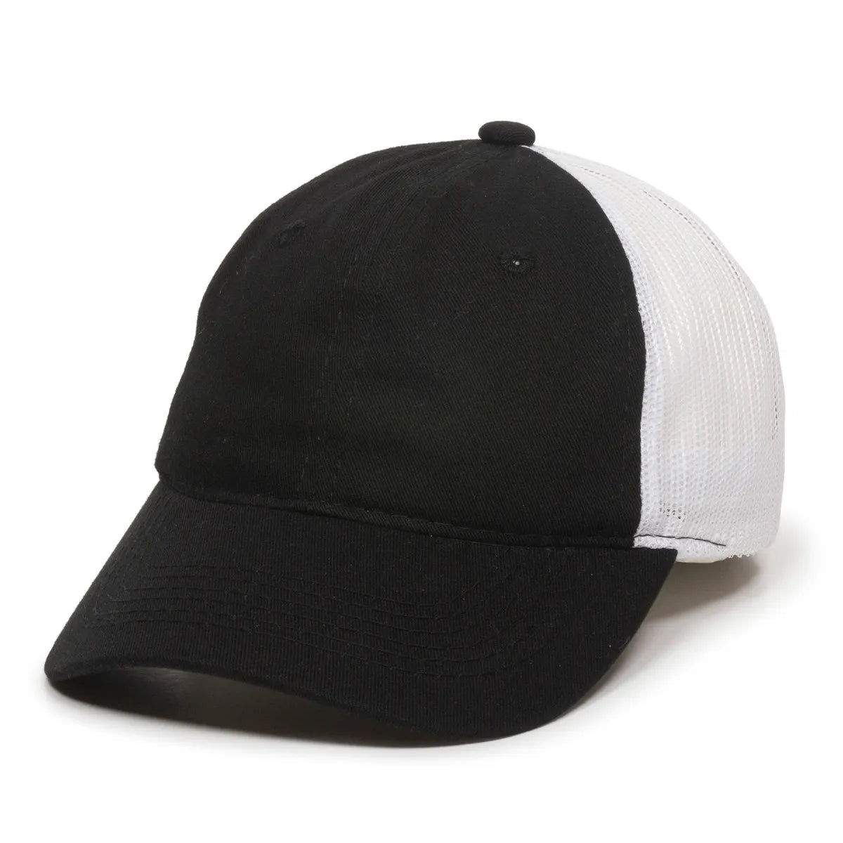 Outdoor Cap FWT-130 Garment Washed Unstructured Trucker Hat Unisex Accessories Hats & Caps