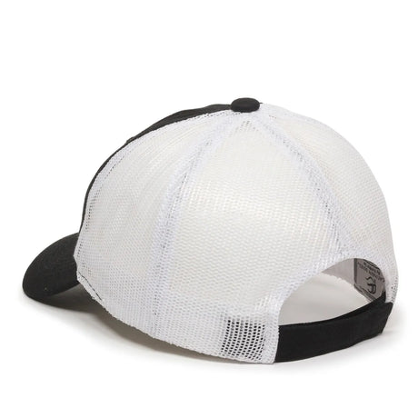 Outdoor Cap FWT-130 Garment Washed Unstructured Trucker Hat Unisex Accessories Hats & Caps