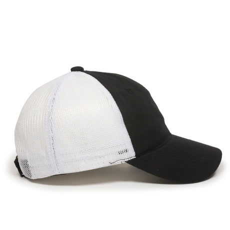 Outdoor Cap FWT-130 Garment Washed Unstructured Trucker Hat Unisex Accessories Hats & Caps