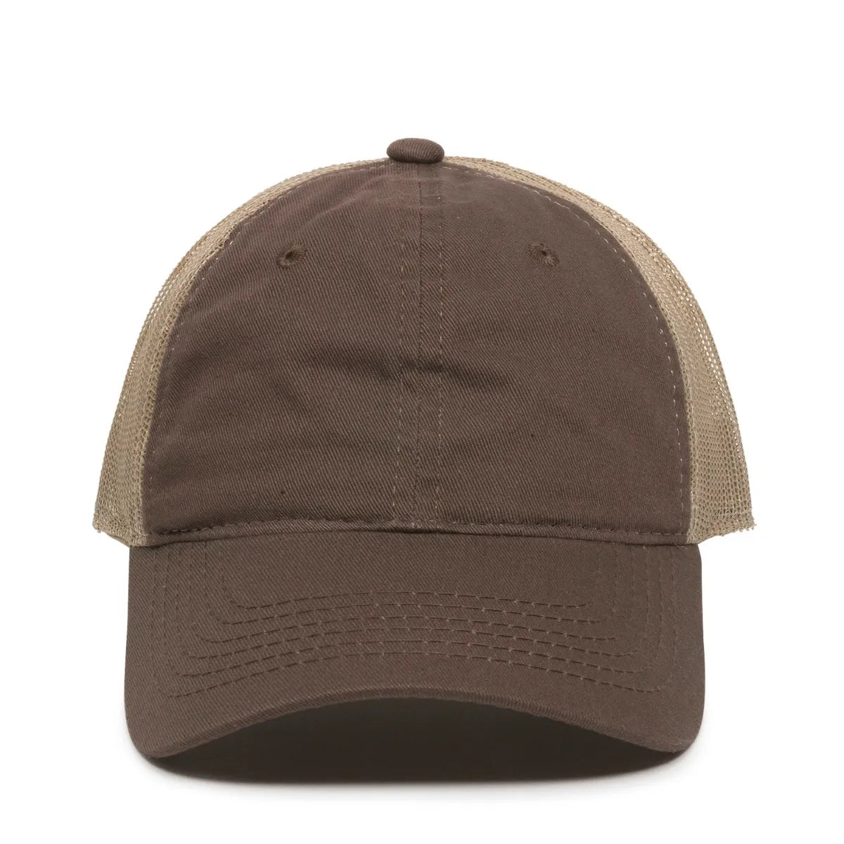 Outdoor Cap FWT-130 Garment Washed Unstructured Trucker Hat Unisex Accessories Hats & Caps