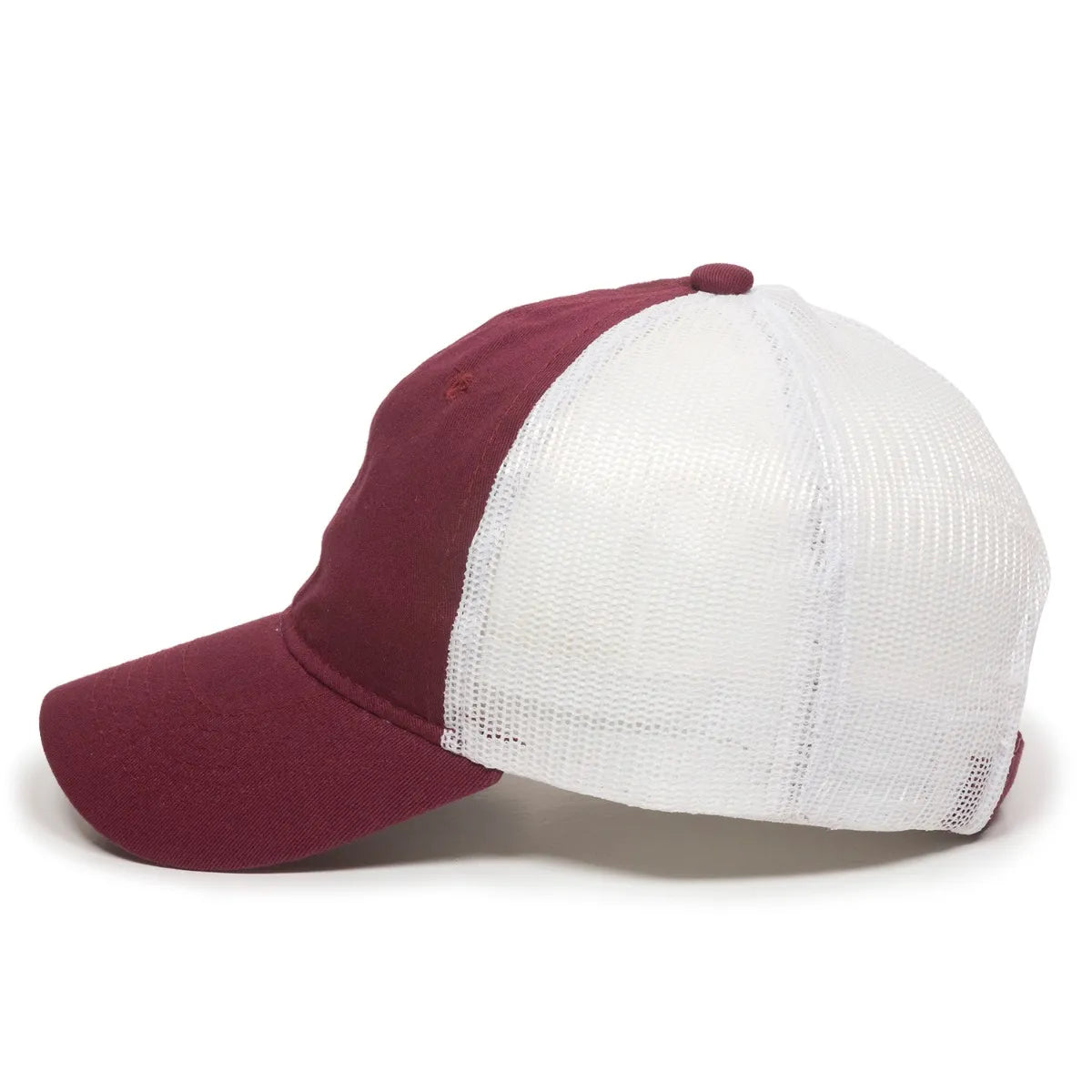 Outdoor Cap FWT-130 Garment Washed Unstructured Trucker Hat Unisex Accessories Hats & Caps