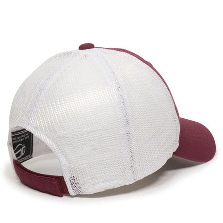 Outdoor Cap FWT-130 Garment Washed Unstructured Trucker Hat Unisex Accessories Hats & Caps