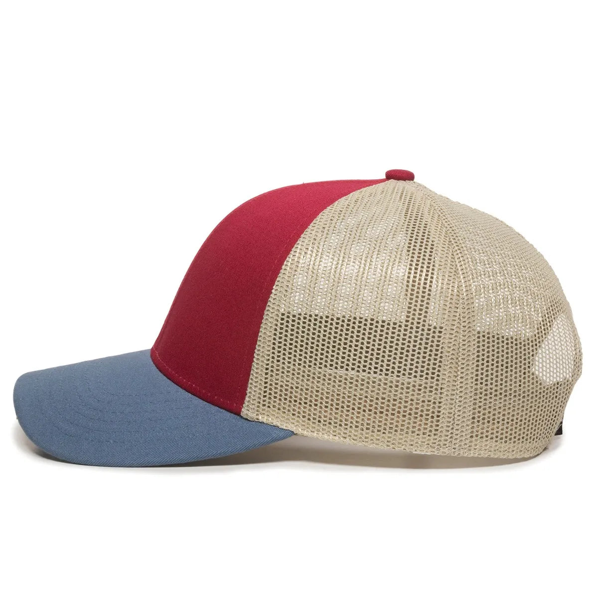 Outdoor Cap OC770 Cotton Structured Trucker Hat Unisex Accessories Hats & Caps