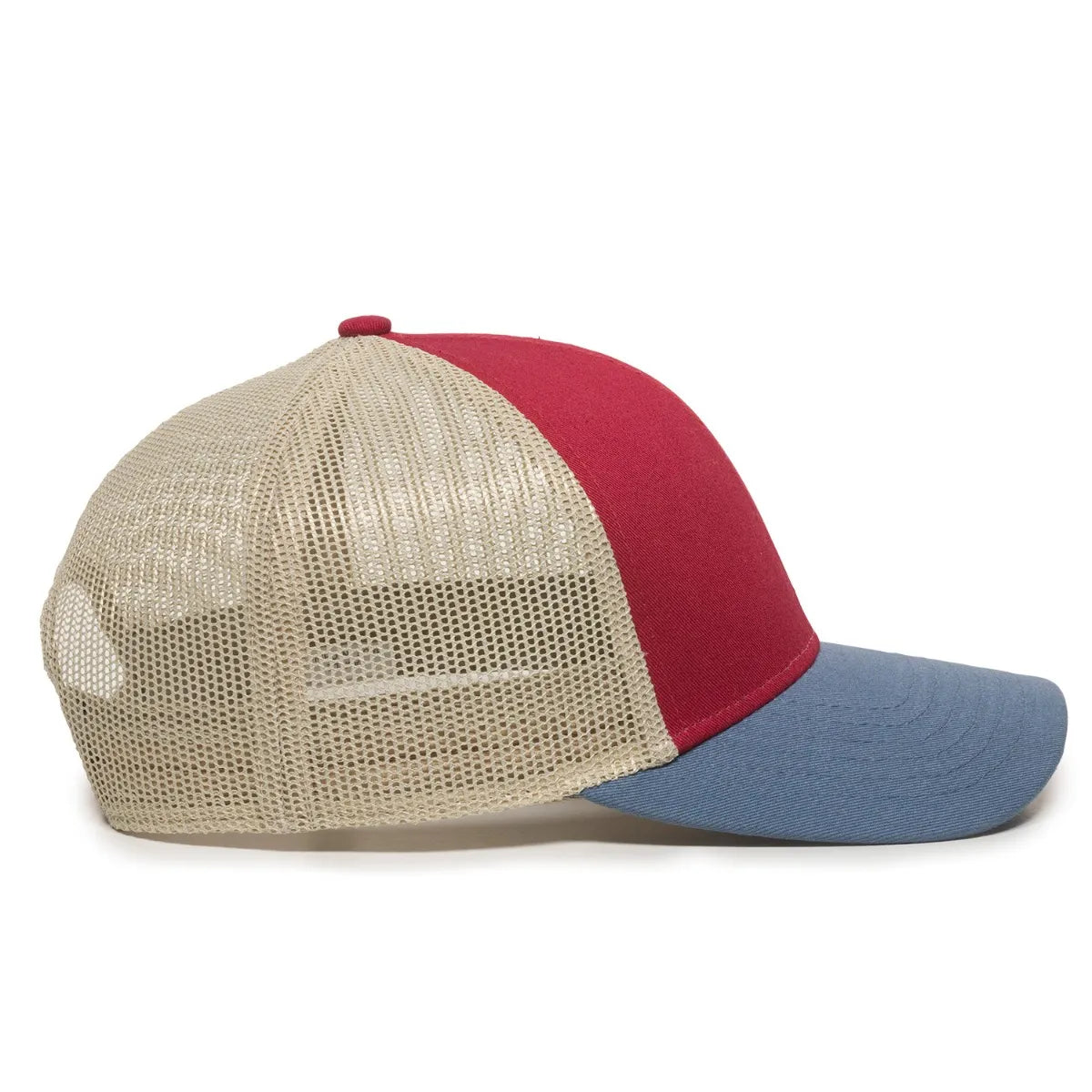 Outdoor Cap OC770 Cotton Structured Trucker Hat Unisex Accessories Hats & Caps