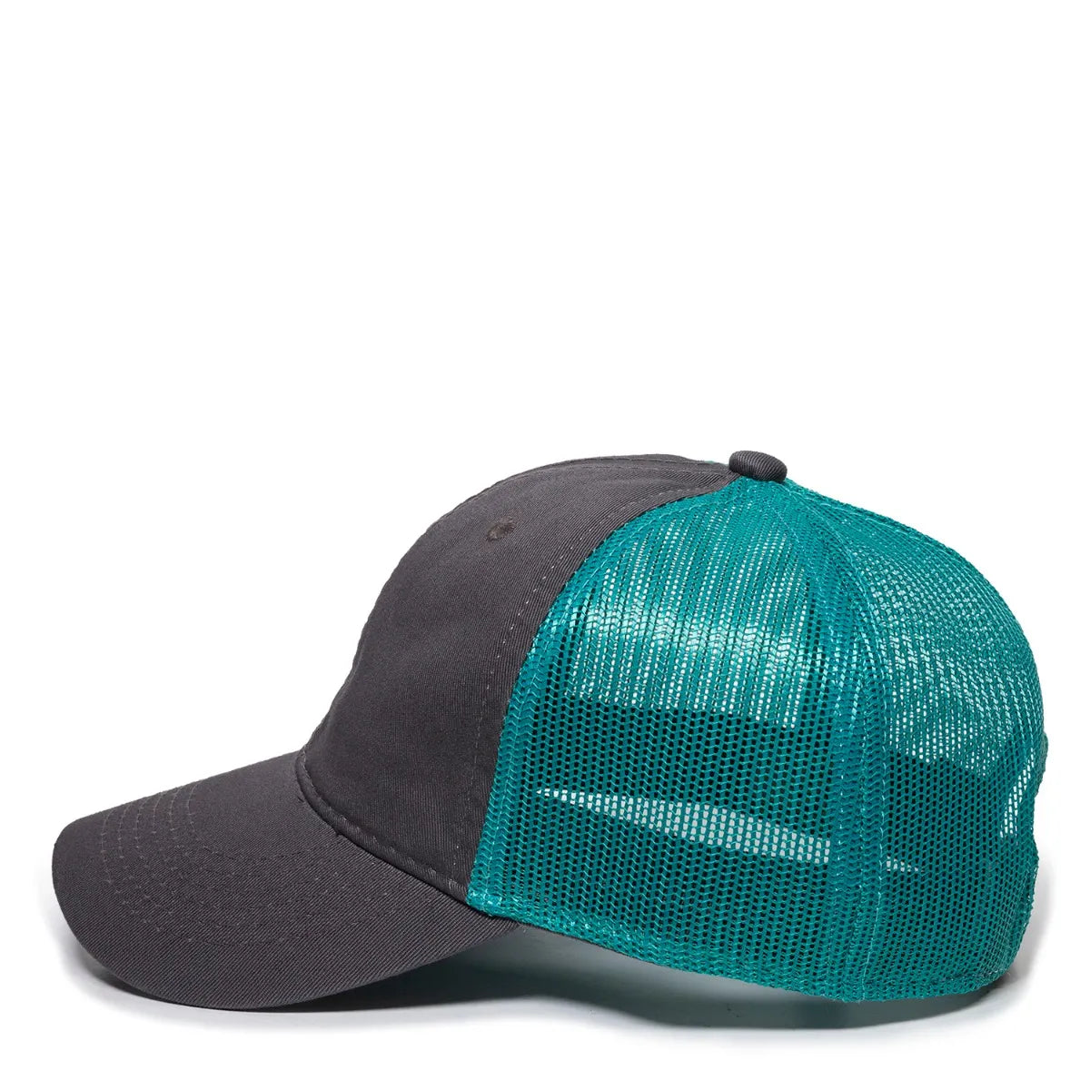 Outdoor Cap FWT-130 Garment Washed Unstructured Trucker Hat Unisex Accessories Hats & Caps