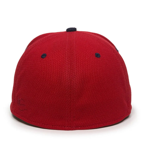 Outdoor Cap CAGE25 Flat Bill Cage Mesh Structured Solid Back Hat Unisex Accessories Hats & Caps