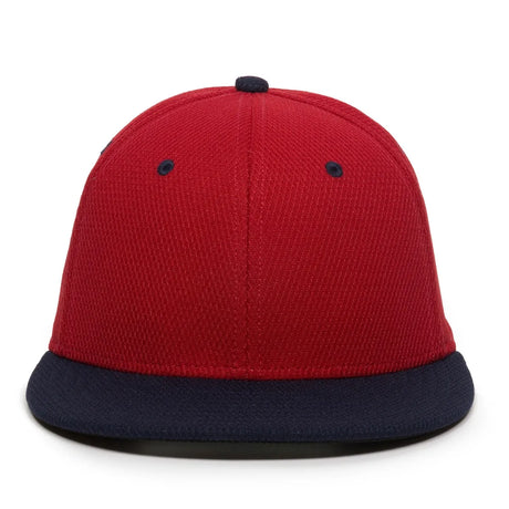 Outdoor Cap CAGE25 Flat Bill Cage Mesh Structured Solid Back Hat Unisex Accessories Hats & Caps