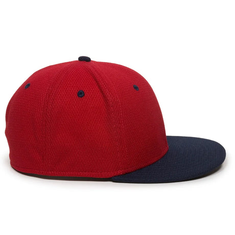 Outdoor Cap CAGE25 Flat Bill Cage Mesh Structured Solid Back Hat Unisex Accessories Hats & Caps