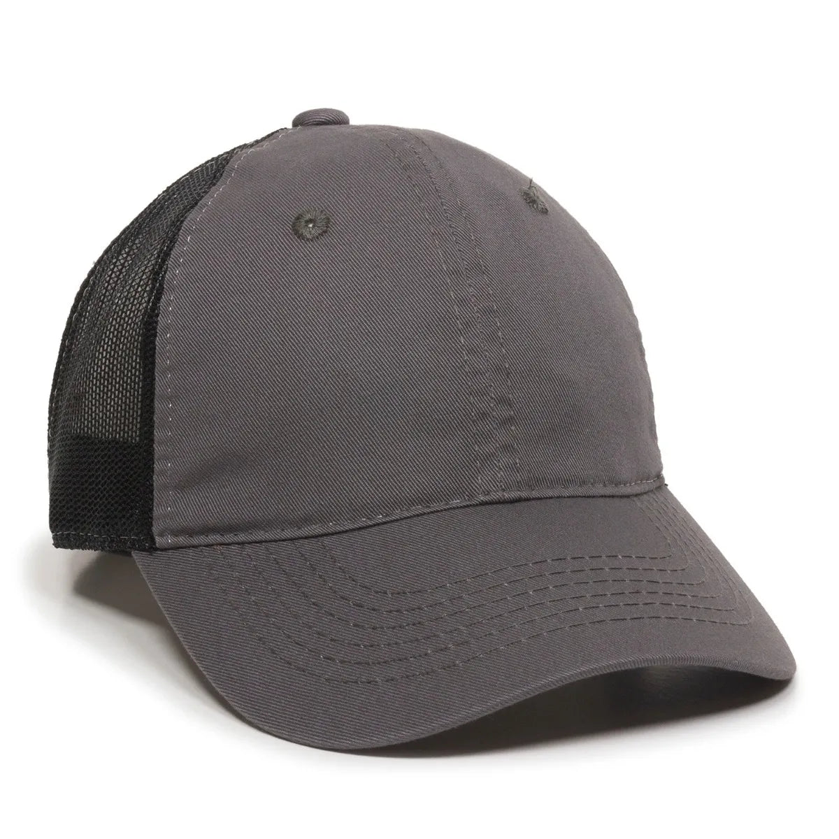 Outdoor Cap FWT-130 Garment Washed Unstructured Trucker Hat-1