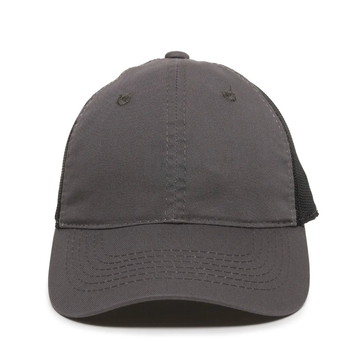 Outdoor Cap FWT-130 Garment Washed Unstructured Trucker Hat Unisex Accessories Hats & Caps