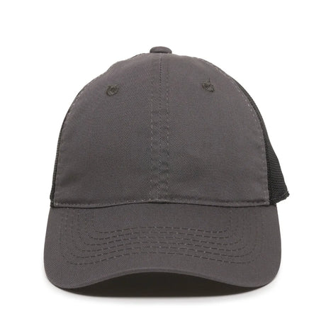 Outdoor Cap FWT-130 Garment Washed Unstructured Trucker Hat Unisex Accessories Hats & Caps