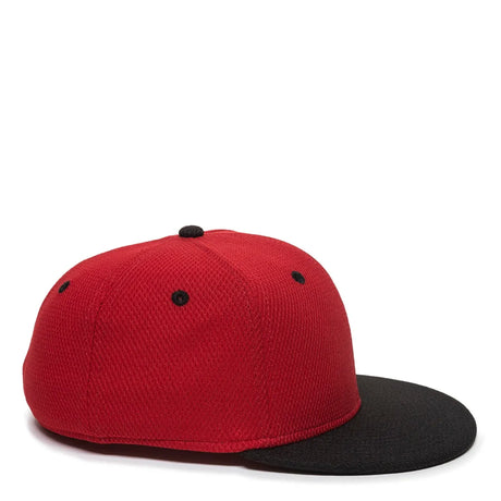 Outdoor Cap CAGE25 Flat Bill Cage Mesh Structured Solid Back Hat Unisex Accessories Hats & Caps