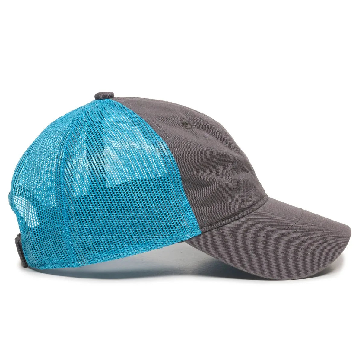 Outdoor Cap FWT-130 Garment Washed Unstructured Trucker Hat Unisex Accessories Hats & Caps