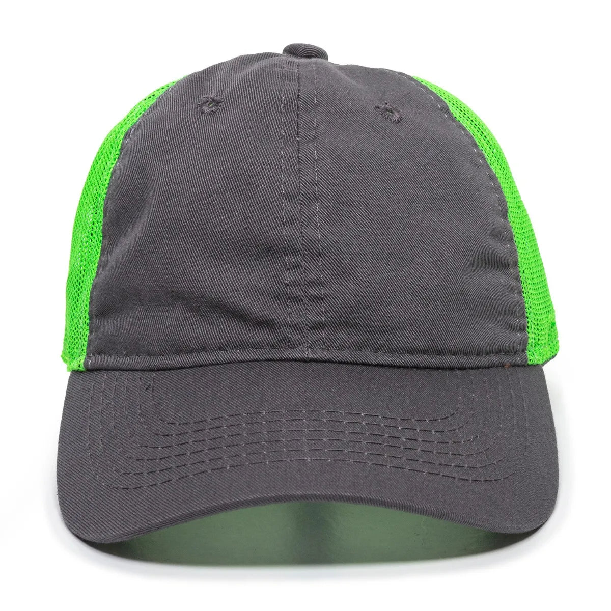Outdoor Cap FWT-130 Garment Washed Unstructured Trucker Hat Unisex Accessories Hats & Caps