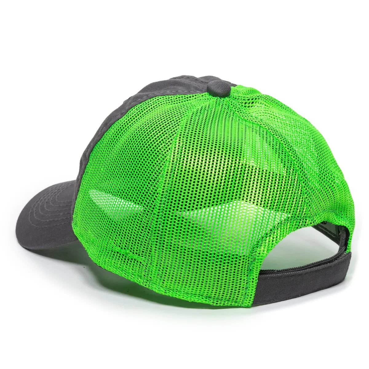 Outdoor Cap FWT-130 Garment Washed Unstructured Trucker Hat Unisex Accessories Hats & Caps