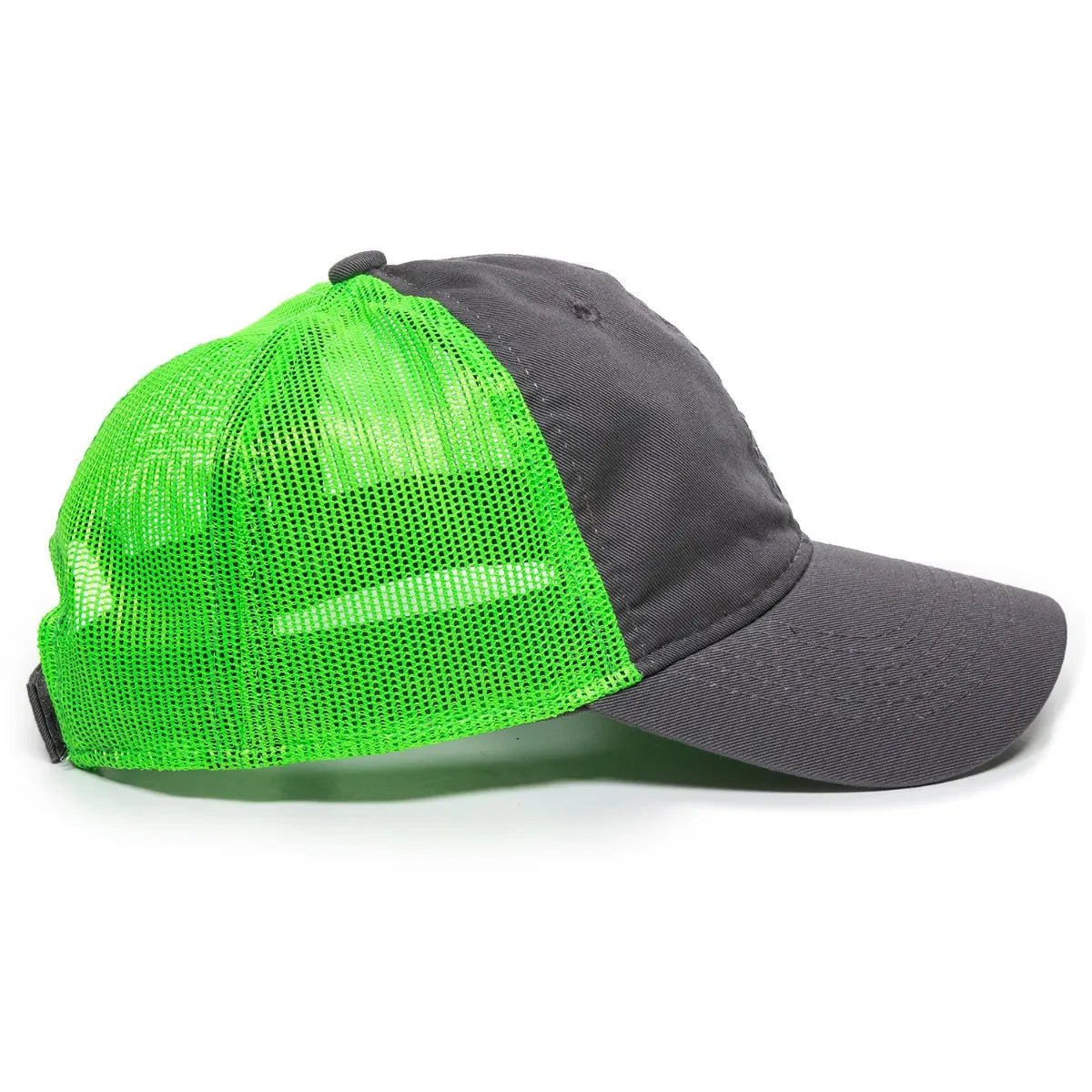 Outdoor Cap FWT-130 Garment Washed Unstructured Trucker Hat Unisex Accessories Hats & Caps