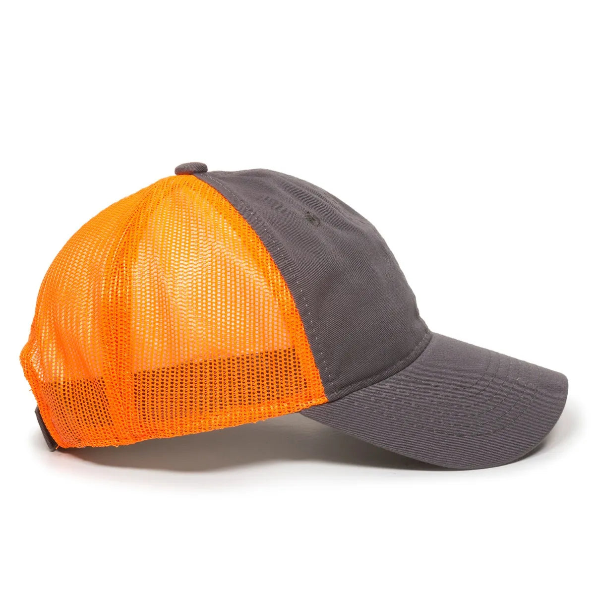 Outdoor Cap FWT-130 Garment Washed Unstructured Trucker Hat Unisex Accessories Hats & Caps