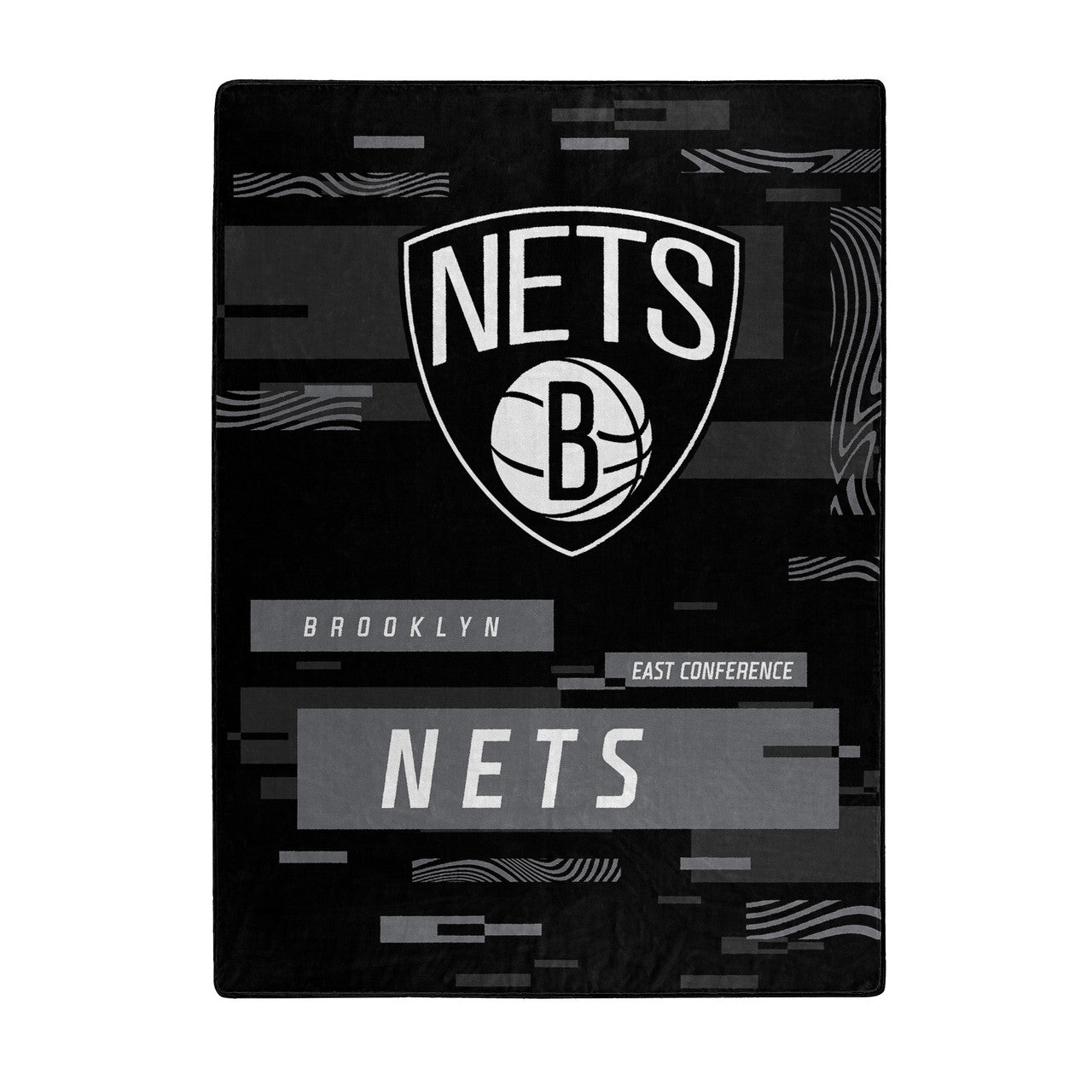Northwest Company Brooklyn Nets Raschel Digitize Design Blanket 60x80 - Special Order Fan Gear NBA Brooklyn Nets