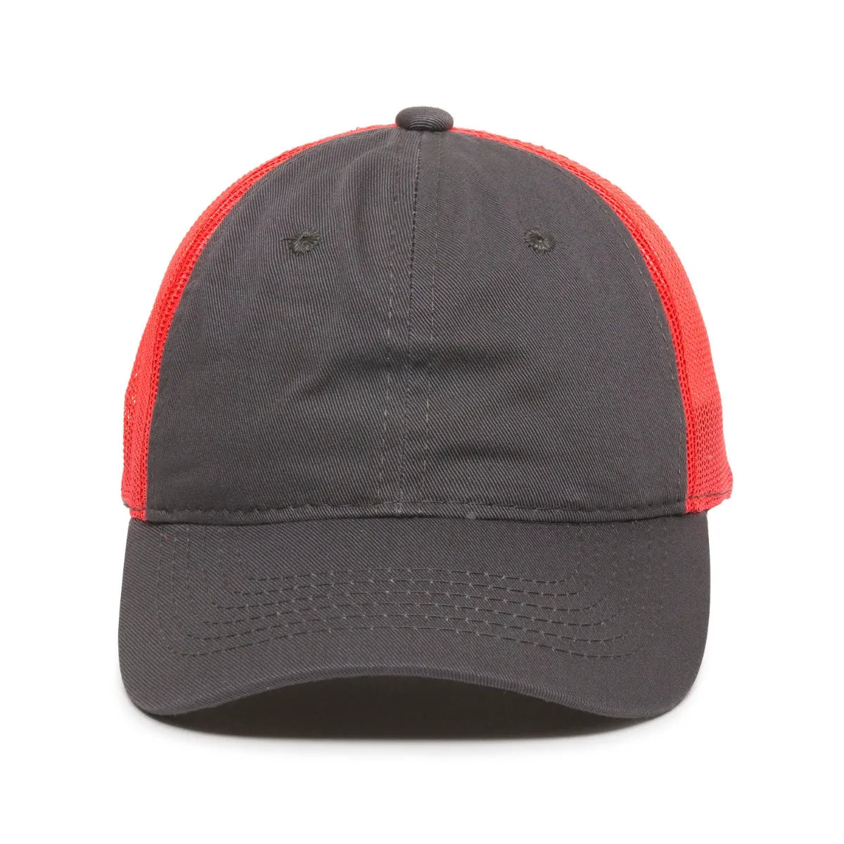 Outdoor Cap FWT-130 Garment Washed Unstructured Trucker Hat Unisex Accessories Hats & Caps