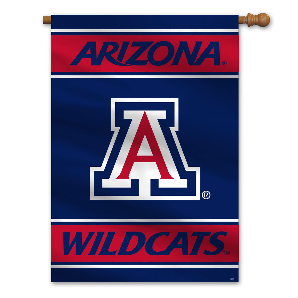 Fremont Die Arizona Wildcats 2 Sided House Flag Style Banner 28x40 Fan Gear NCAA Arizona Wildcats