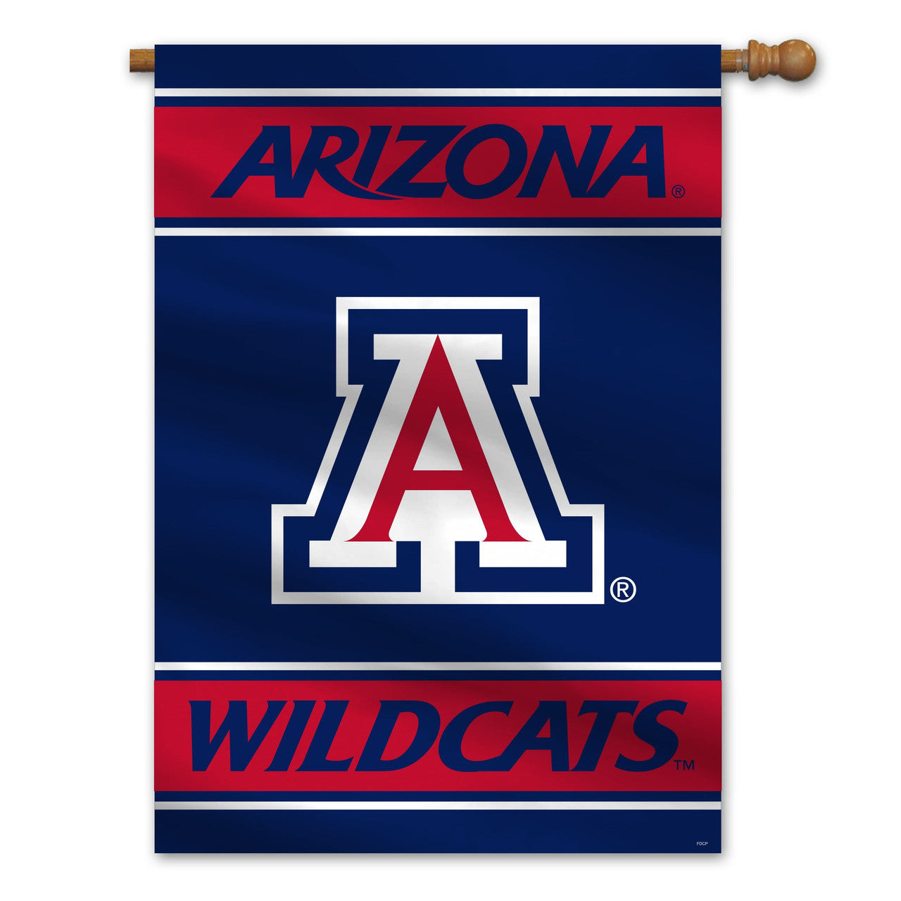 Fremont Die Arizona Wildcats 2 Sided House Flag Style Banner 28x40 Fan Gear NCAA Arizona Wildcats