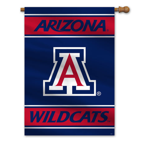 Fremont Die Arizona Wildcats 2 Sided House Flag Style Banner 28x40 Fan Gear NCAA Arizona Wildcats