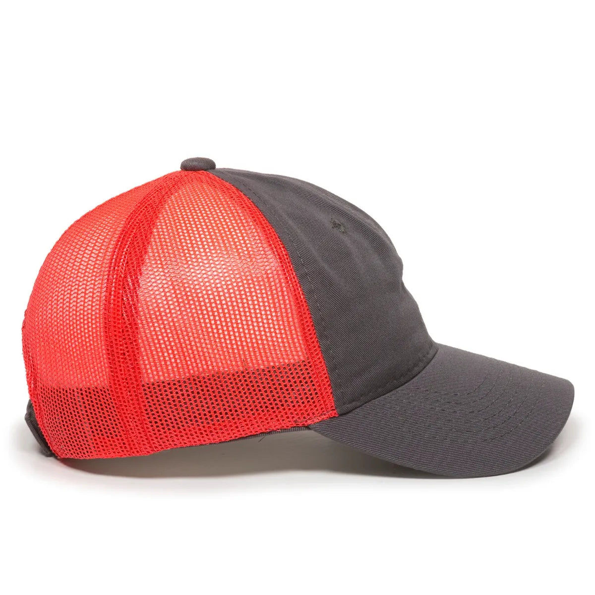 Outdoor Cap FWT-130 Garment Washed Unstructured Trucker Hat Unisex Accessories Hats & Caps