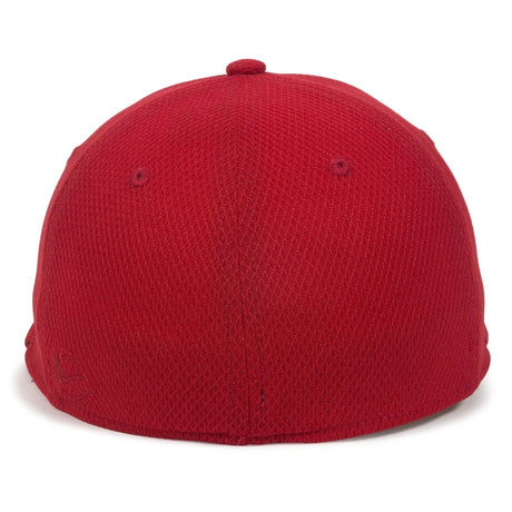 Outdoor Cap CAGE25 Flat Bill Cage Mesh Structured Solid Back Hat Unisex Accessories Hats & Caps
