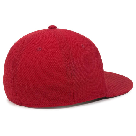 Outdoor Cap CAGE25 Flat Bill Cage Mesh Structured Solid Back Hat Unisex Accessories Hats & Caps