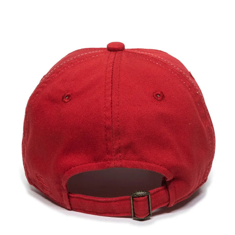 Outdoor Cap GWT-111 Garment Washed Dad-Cap Unstructured Solid Back Hat Unisex Accessories Hats & Caps