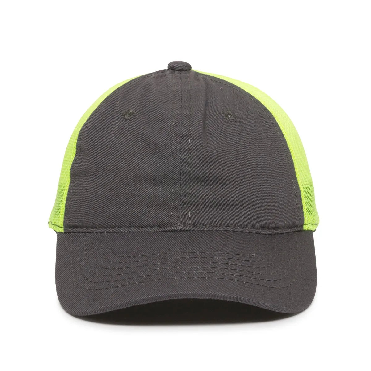 Outdoor Cap FWT-130 Garment Washed Unstructured Trucker Hat Unisex Accessories Hats & Caps