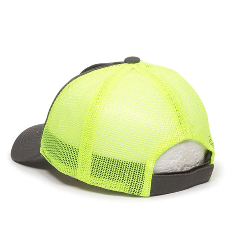 Outdoor Cap FWT-130 Garment Washed Unstructured Trucker Hat Unisex Accessories Hats & Caps