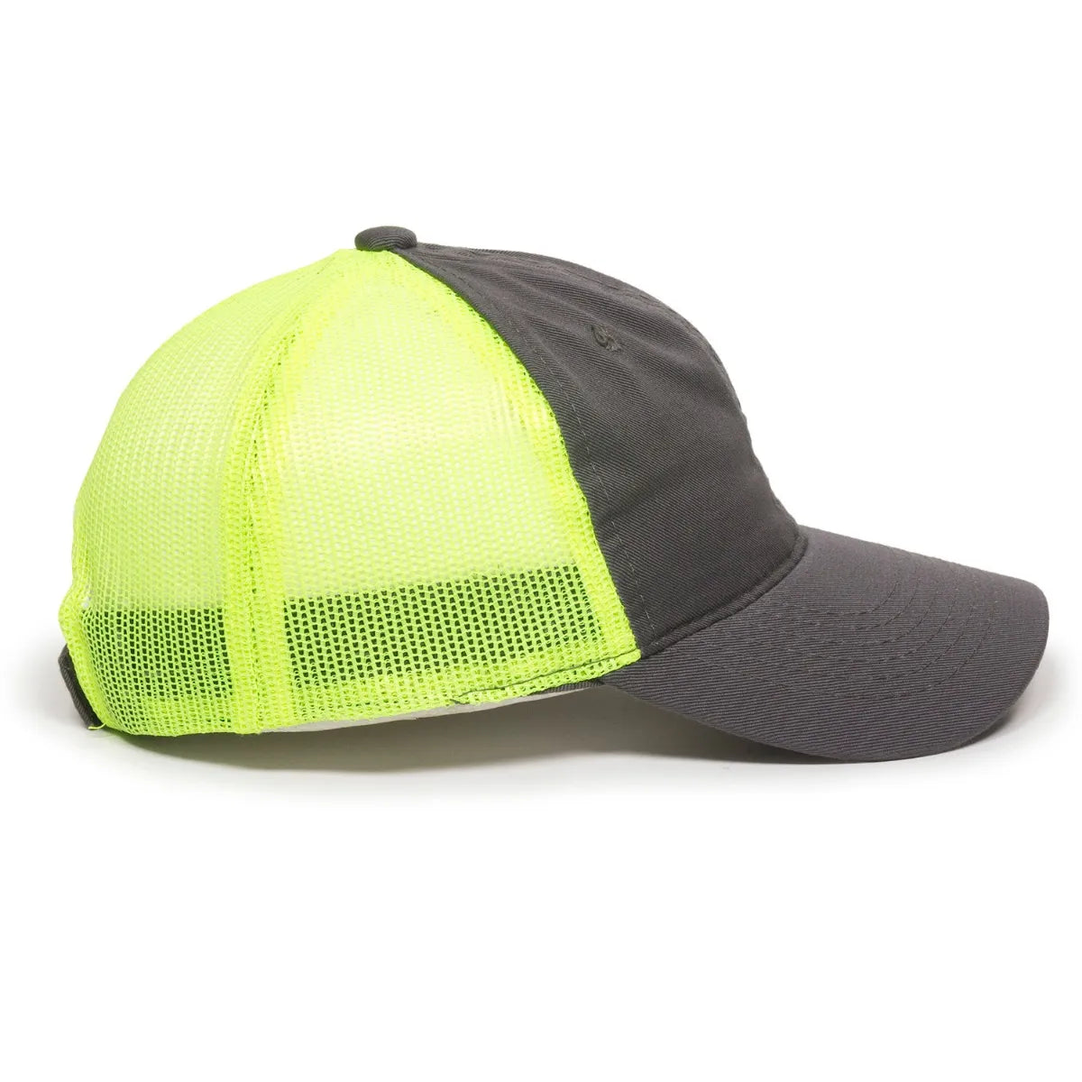 Outdoor Cap FWT-130 Garment Washed Unstructured Trucker Hat Unisex Accessories Hats & Caps