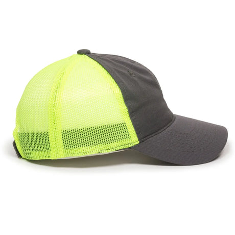Outdoor Cap FWT-130 Garment Washed Unstructured Trucker Hat Unisex Accessories Hats & Caps