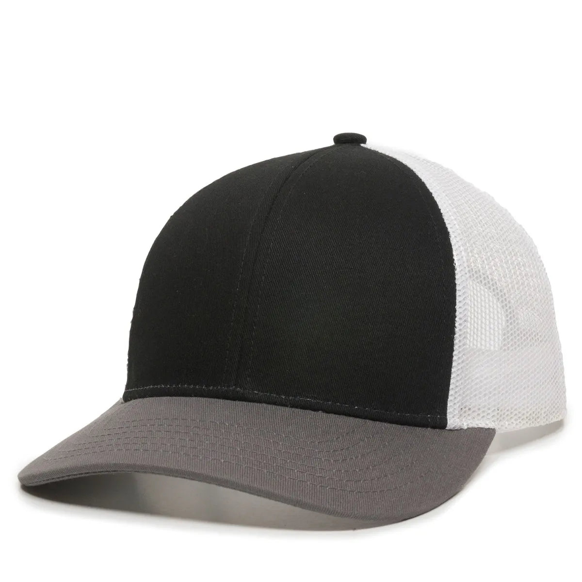 Outdoor Cap OC770 Cotton Structured Trucker Hat Unisex Accessories Hats & Caps