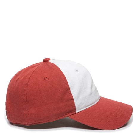 Outdoor Cap GWT-111 Garment Washed Dad-Cap Unstructured Solid Back Hat Unisex Accessories Hats & Caps