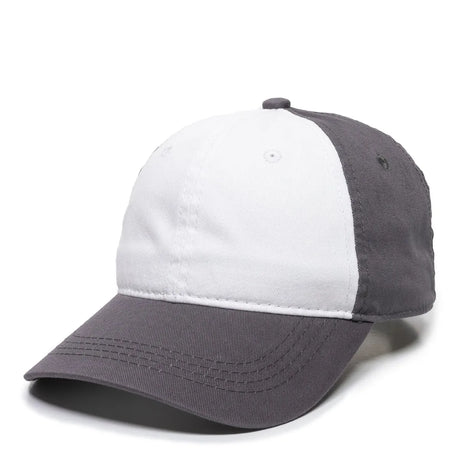 Outdoor Cap GWT-111 Garment Washed Dad-Cap Unstructured Solid Back Hat Unisex Accessories Hats & Caps