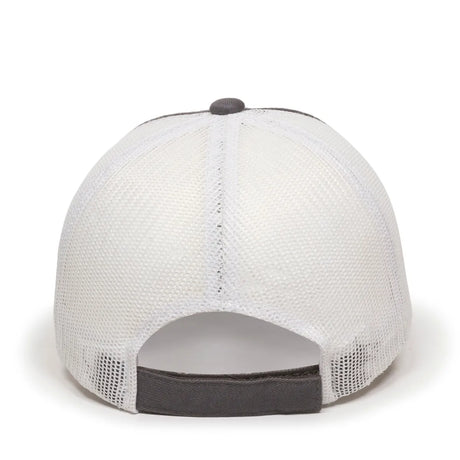 Outdoor Cap FWT-130 Garment Washed Unstructured Trucker Hat Unisex Accessories Hats & Caps