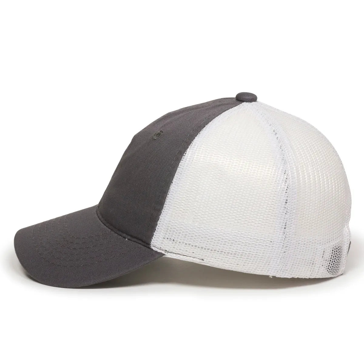 Outdoor Cap FWT-130 Garment Washed Unstructured Trucker Hat Unisex Accessories Hats & Caps